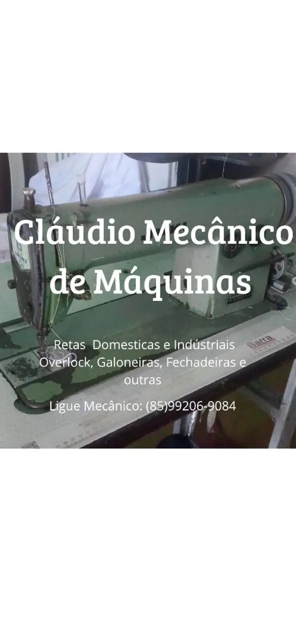 ** Mecânico de Maquinas de Costura** - Foto 2