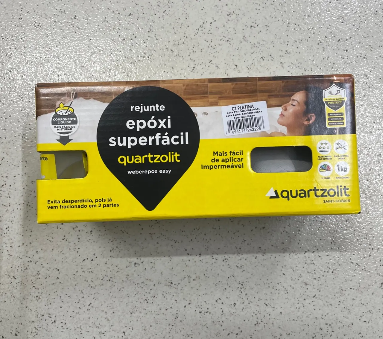 Rejunte Epóxi Super Fácil Quartzolit