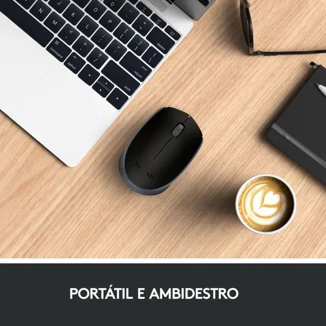 Mouse Logitech M170  Wireless - Loja Natan Abreu  - Foto 3