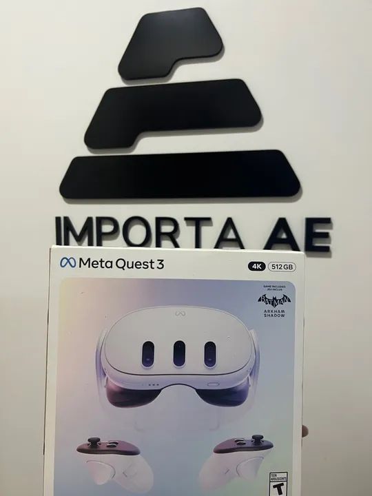 Meta Quest 3 - Novo - 512GB - Batman Arkham Shadow