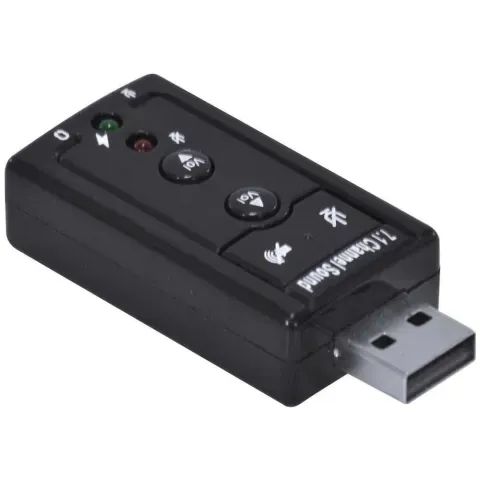 Adaptador de Áudio USB 7.1 Placa de Som Vinik AUSB71 - WZetta - Foto 2