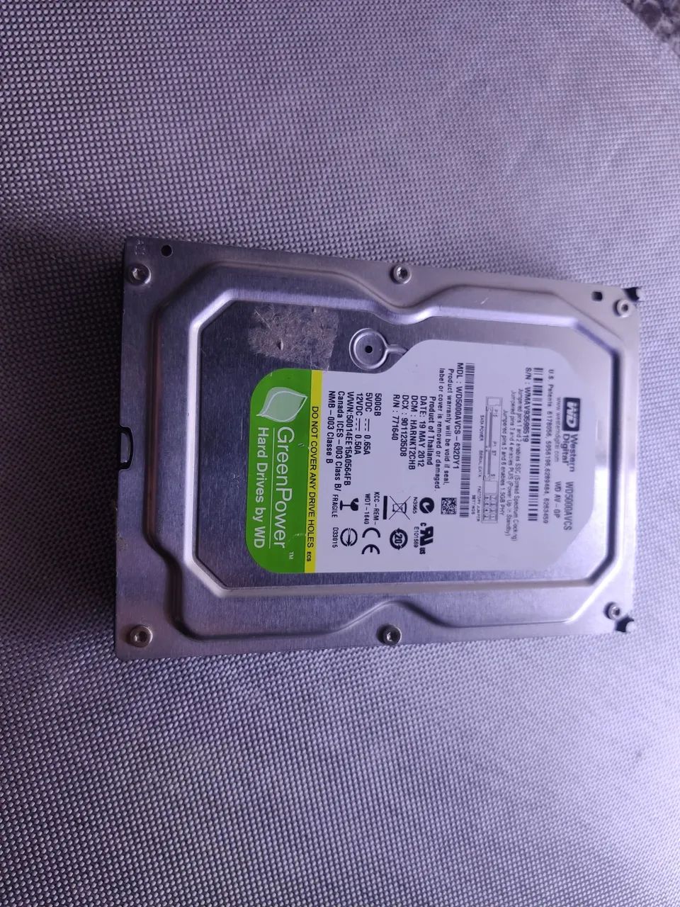 HD para computador 3.5" Sata 500GB WD - Foto 3
