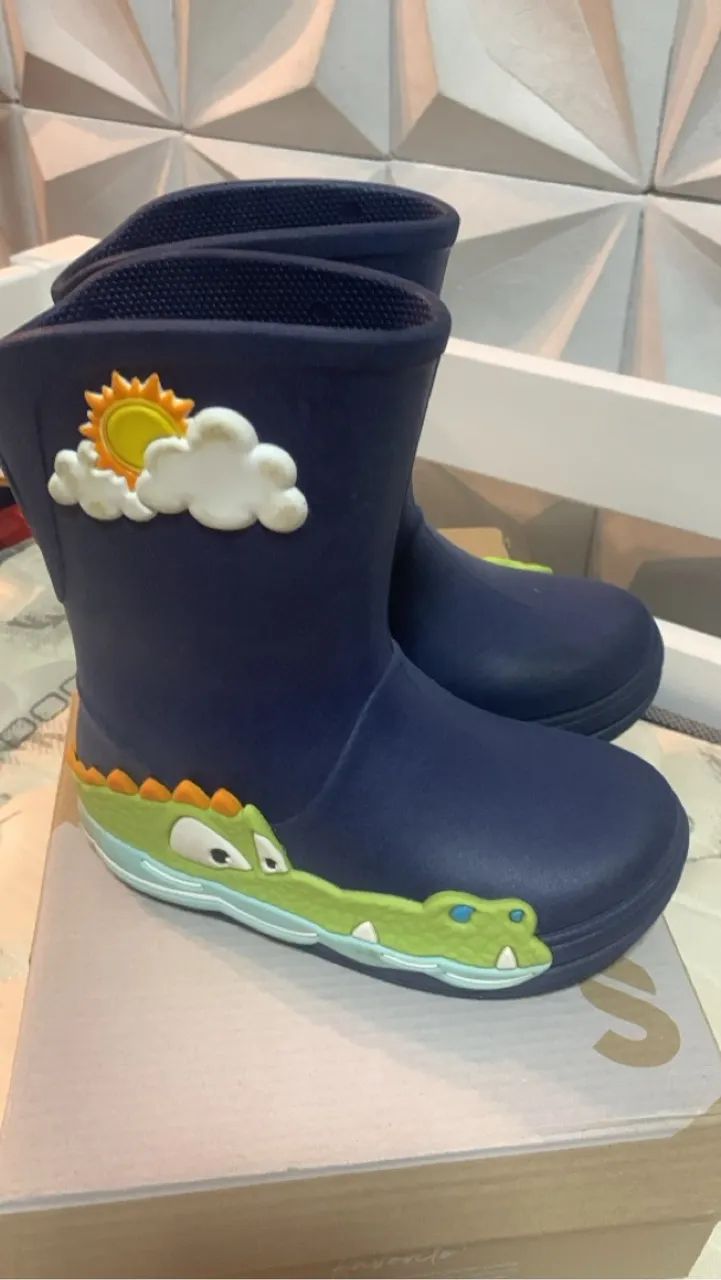 Jacaré Galocha Wboys Galocha Infantil Calçados Infantis Chapada