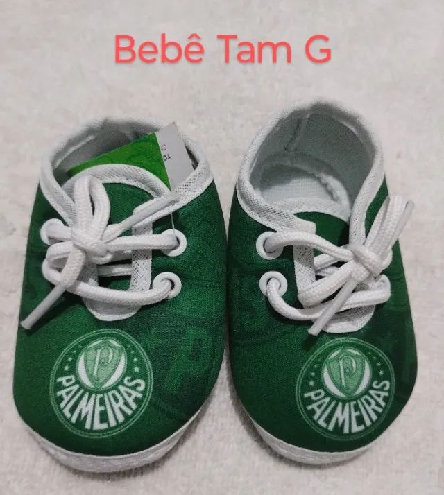 Sapato bebê time palmeiras - Foto 2