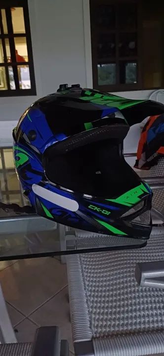 Kit roupa motocross infantil pro tork - Foto 3