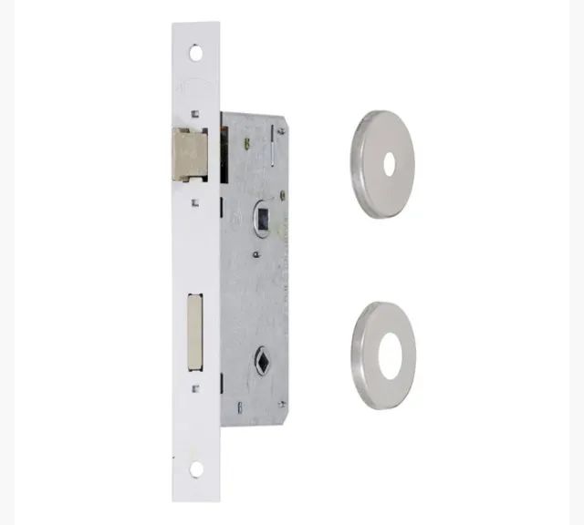 Fechadura Arouca para porta do banheiro cromada 40mm. Nova! - Foto 6