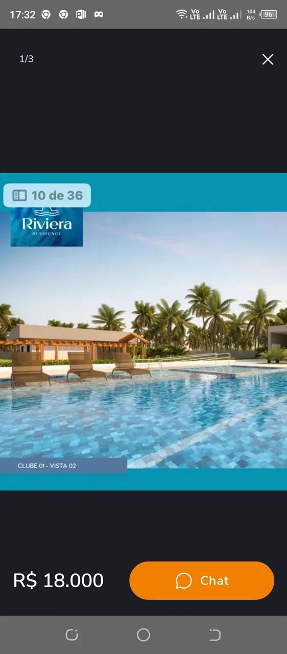 RIVIERA (ABAIXO DO VALOR PAGO E ABAIXO DA TABELA DA CONSTRUTORA) OPORTUNIDADE ÚNICA!¢ - Foto 2