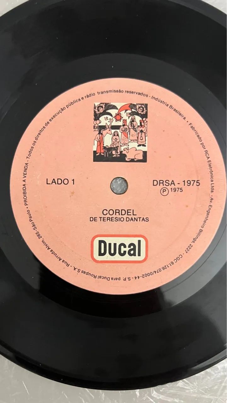 Disco de Vinil Cordel de Teresio Dantas
