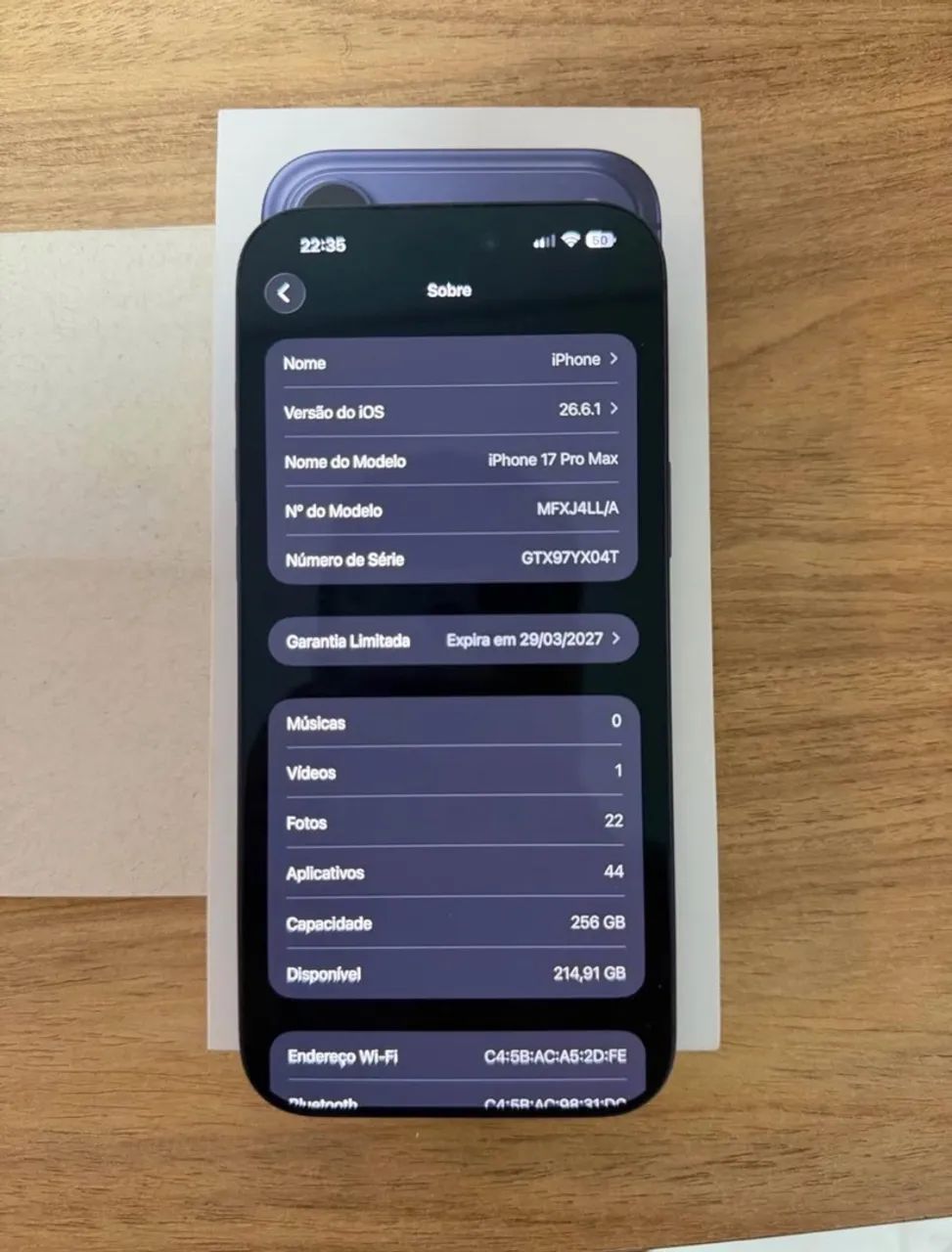 iPhone 17 Pro Max 256GB Azul  - Foto 5