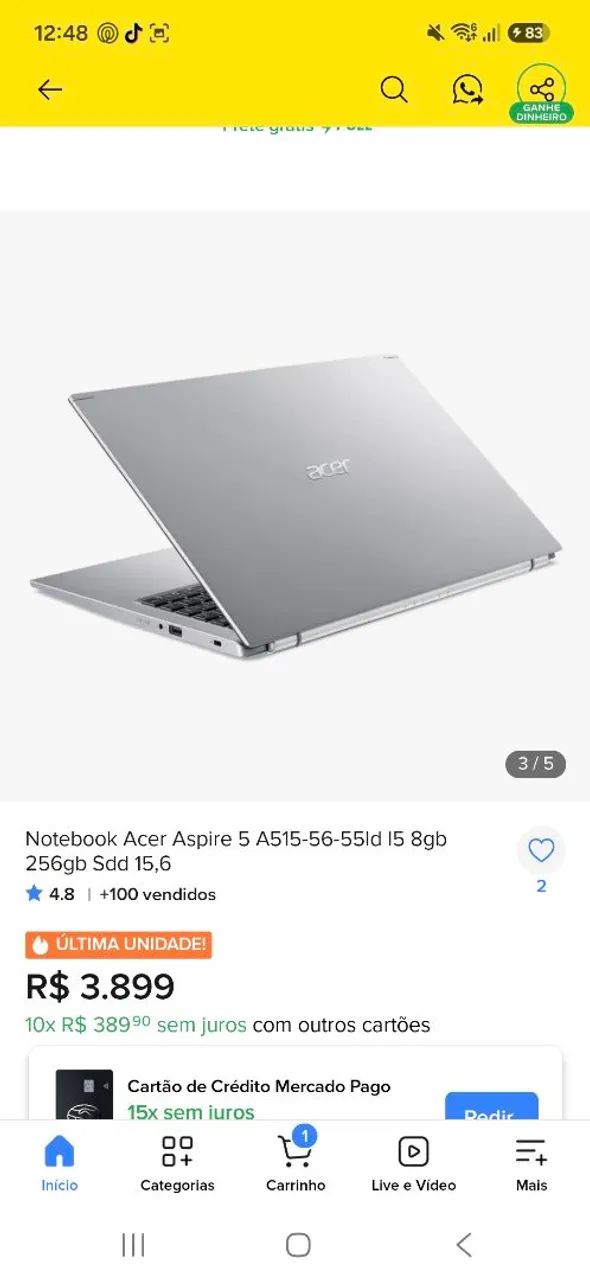 Notebook Acer Aspire 5 - Foto 2