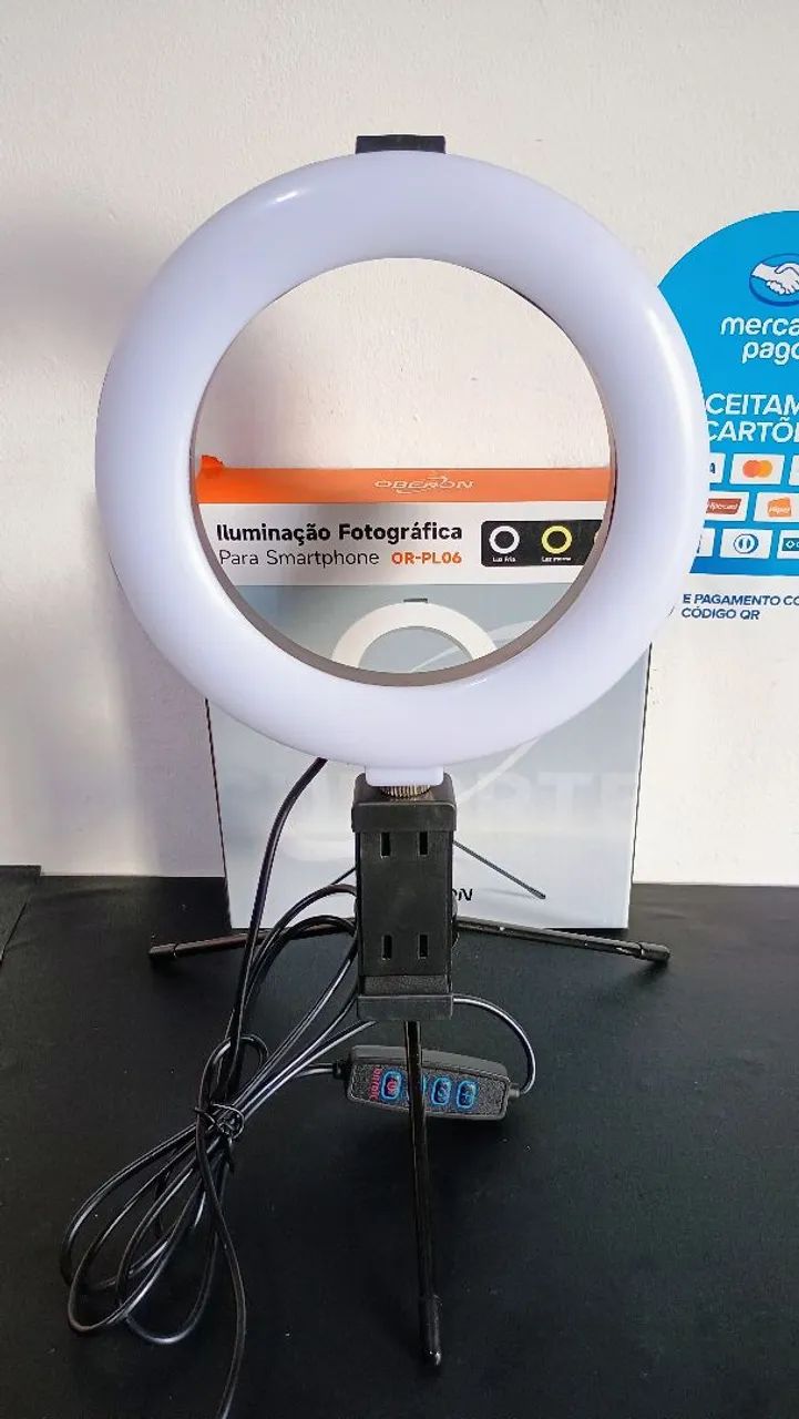Mini ringlight com suporte para celular  / SUPER OFERTA 