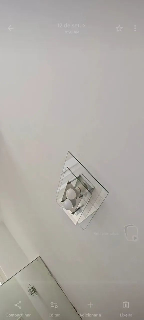Lustre de vidro duplo  - Foto 4