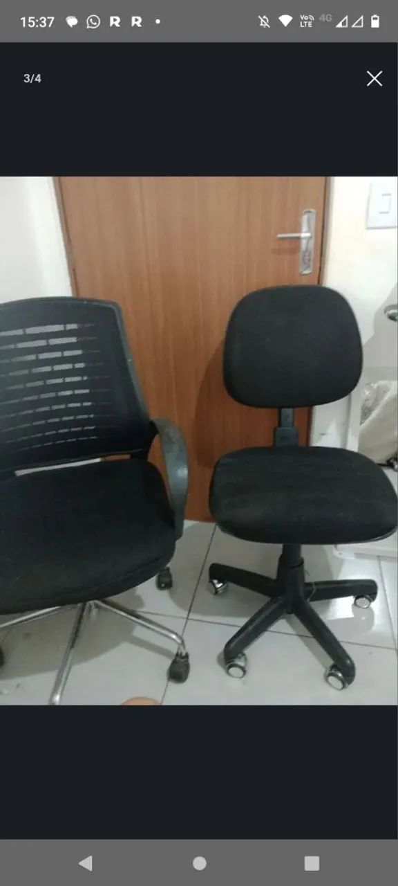 Cadeiras de escritório - Foto 4