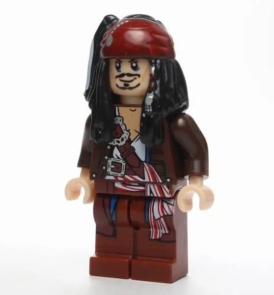 Blocos de montar Jack Sparrow e Davy Jones Mini Figures 2x1 - Foto 2