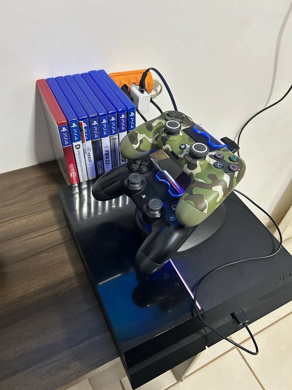 PS4 500GB + 2 Controles + Jogos | Conservado - Foto 2