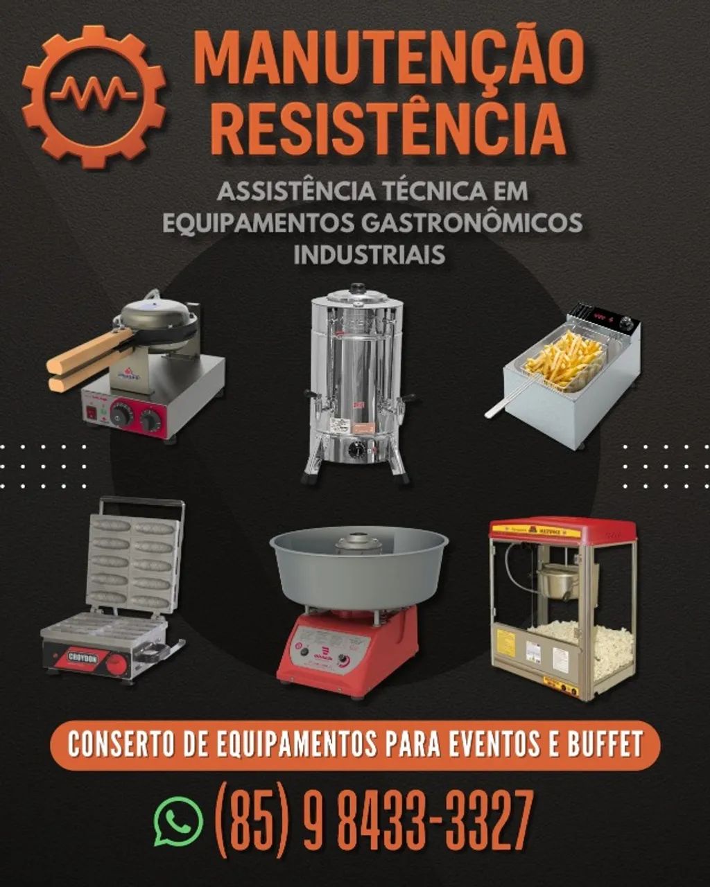 Conserto de Maquina de Algodão Doce e Equipamentos de Cozinha Industrial - Foto 2