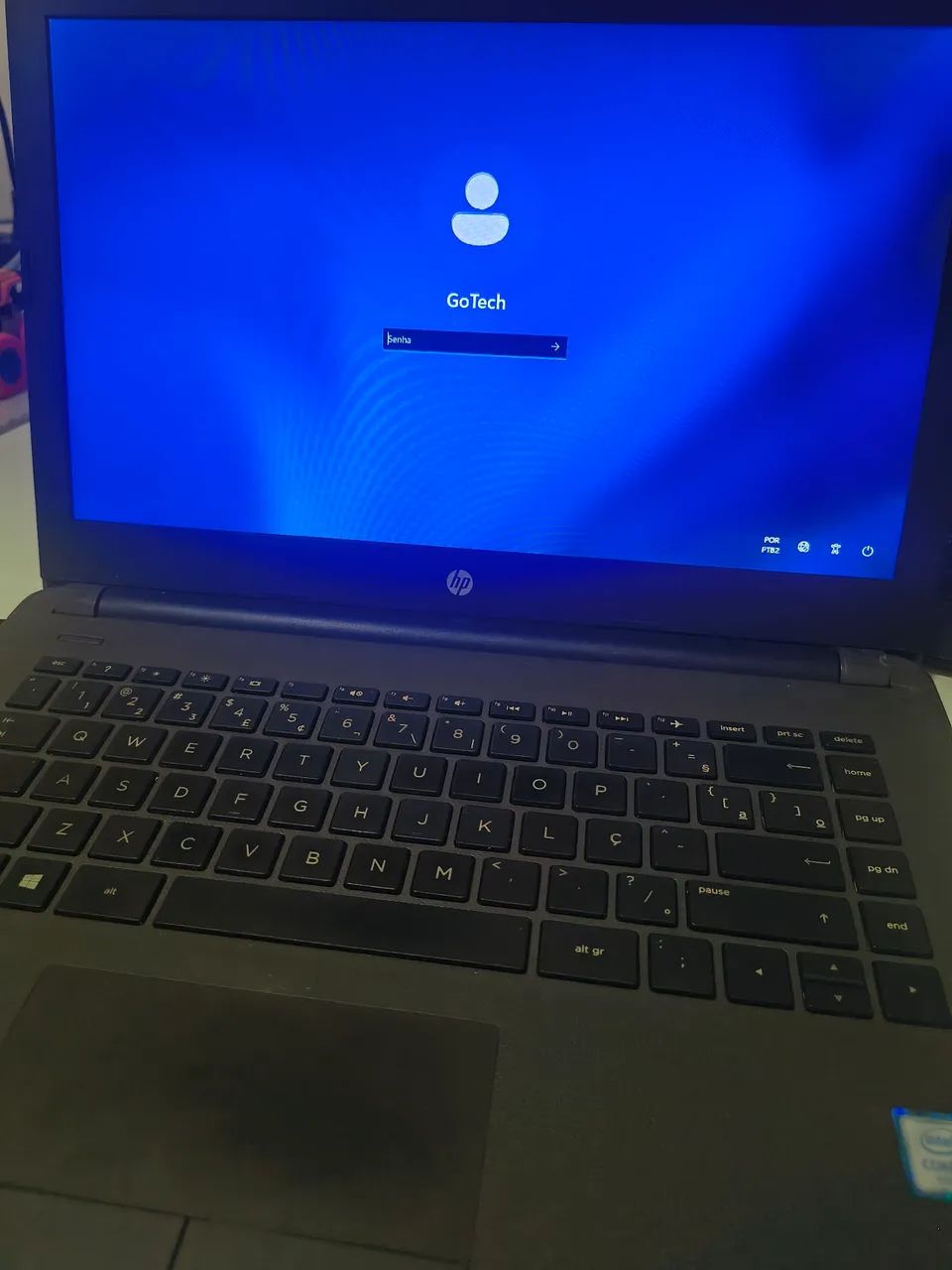 Notebook HP rápido com SSD