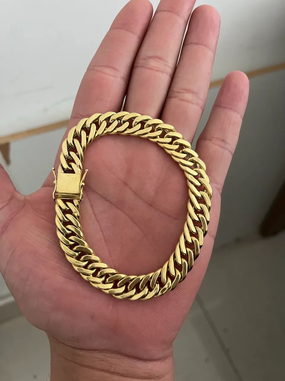 Pulseira Grossa Grumet Ouro 18k  - Foto 3