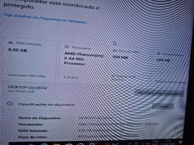 Placa-mãe AM3+ Gigabyte + Phenom X4 965 - Foto 5