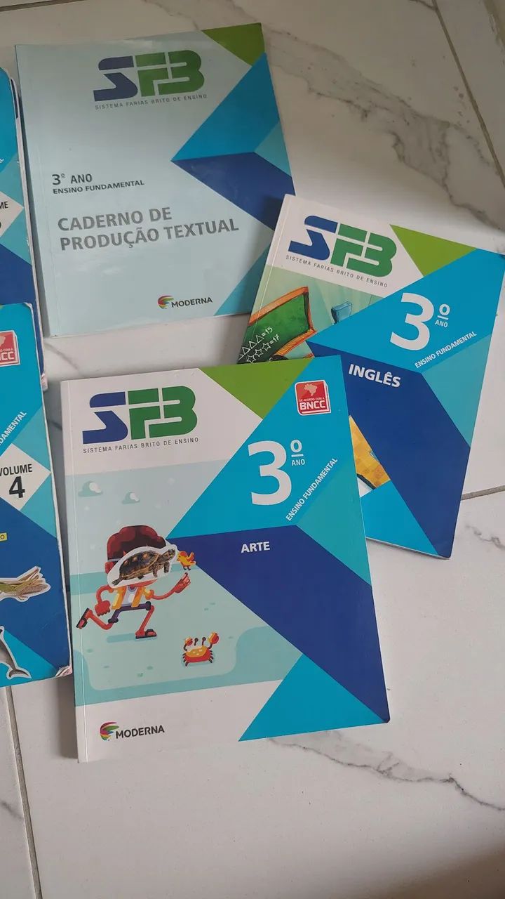 Livros do terceiro ano do ensino fundamental. - Foto 2