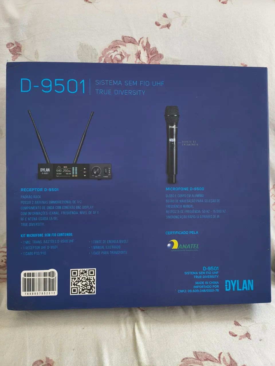 Microfone Dylan D-9501 sem fio. Aceito oferta  - Foto 5