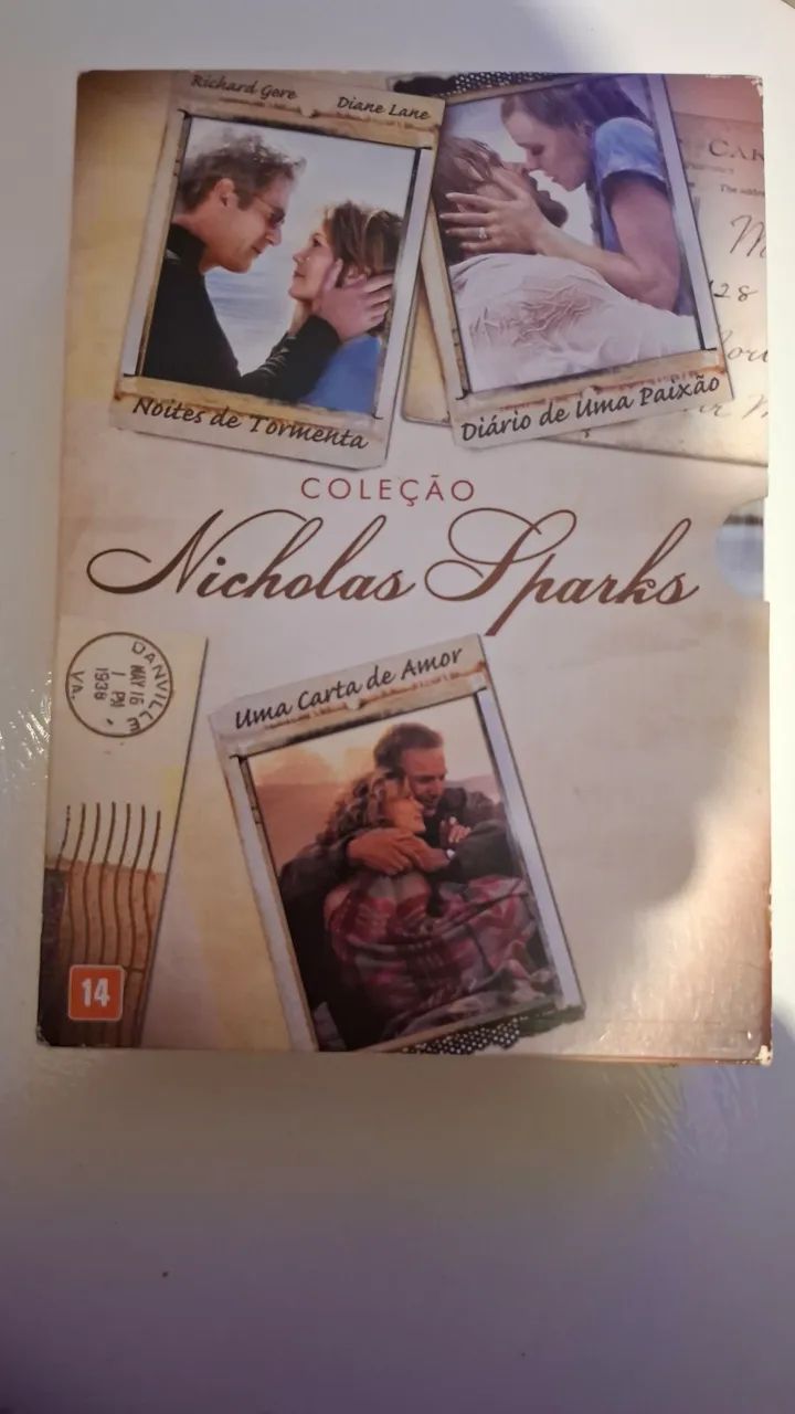 Coletânea Nicholas Sparks - 3 DVDs novos