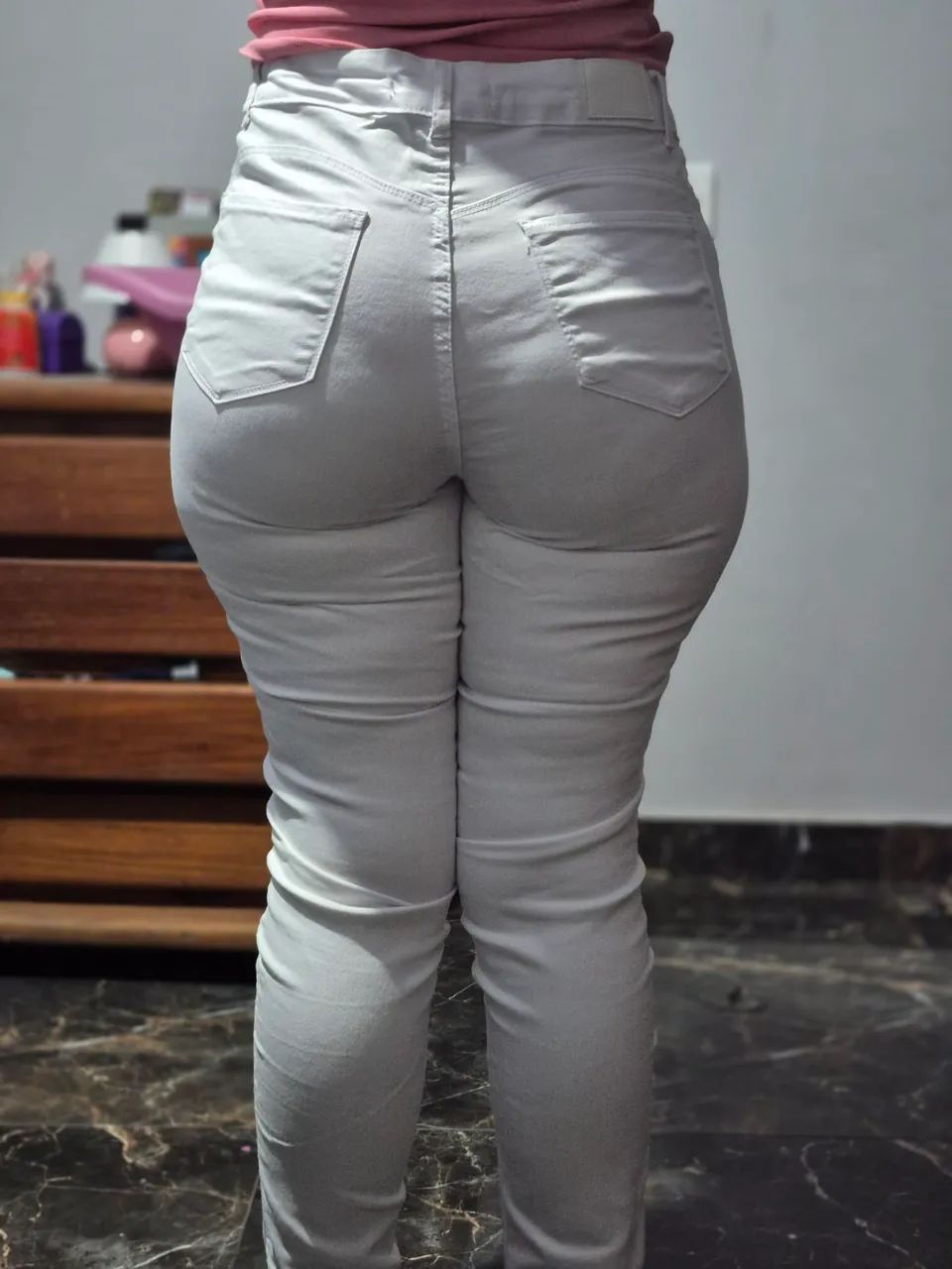 Calça jeans branca  - Foto 3