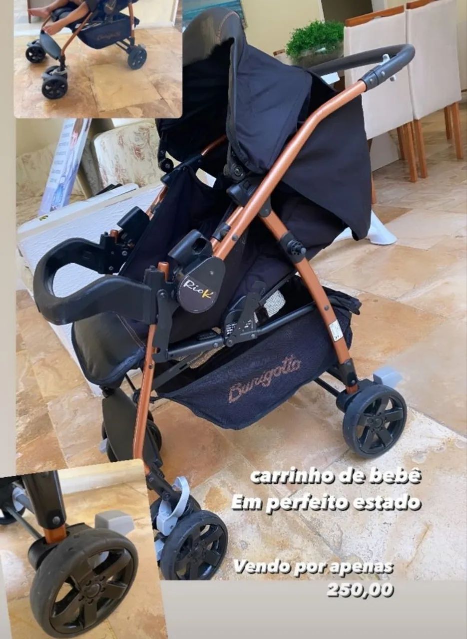 Carrinho de bebê Burigotto 