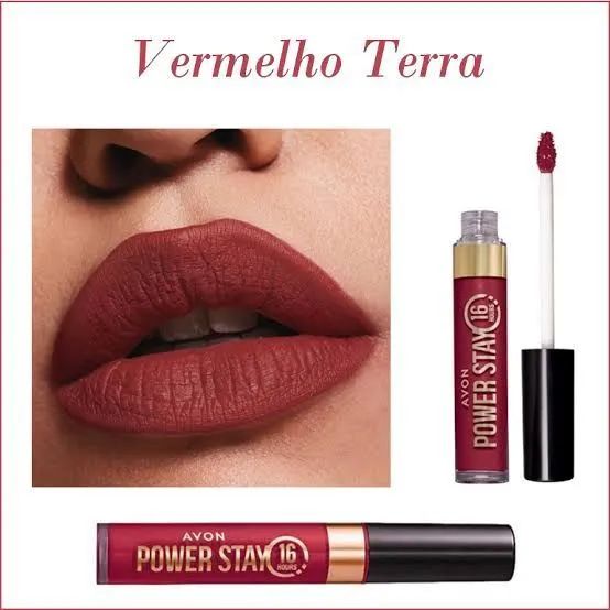 Batom Power vermelhaço AVON 