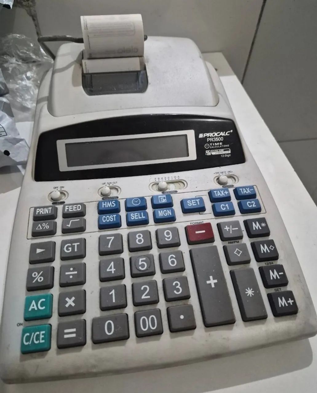 Calculadora De Impressão Procalc Pr3500 12 Dígitos