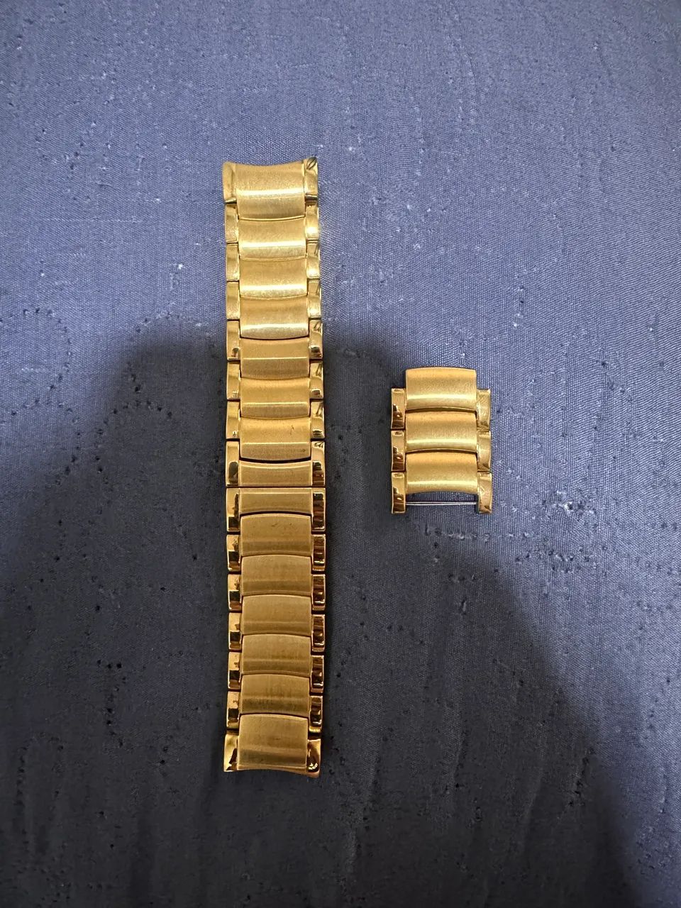 Pulseira dourada para relógio Bvlgari