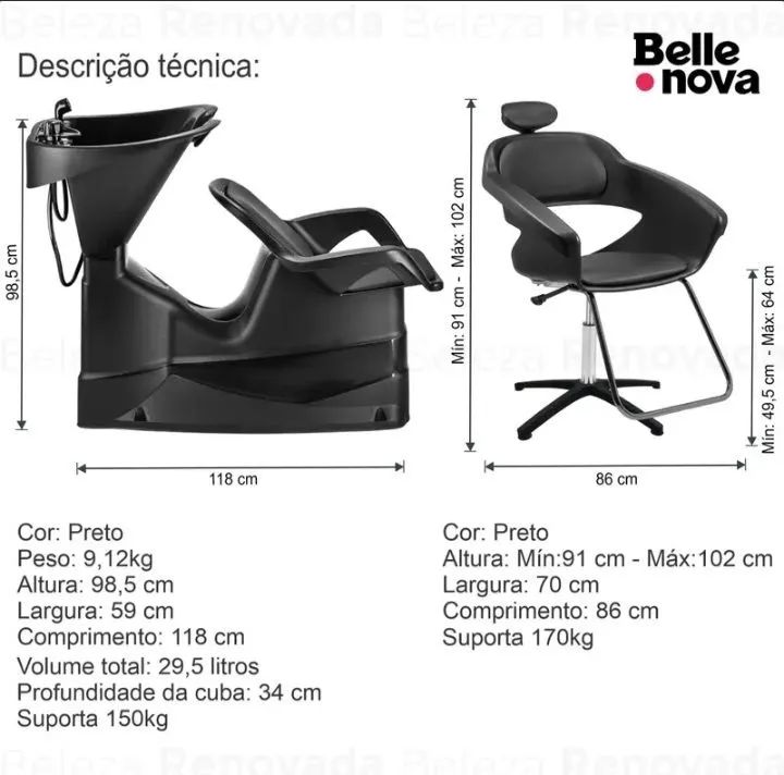 kit cadeiras salão semi novo - Foto 4