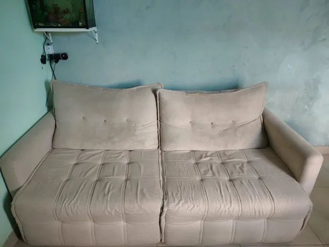 Sofá cama retrátil sem caixa 