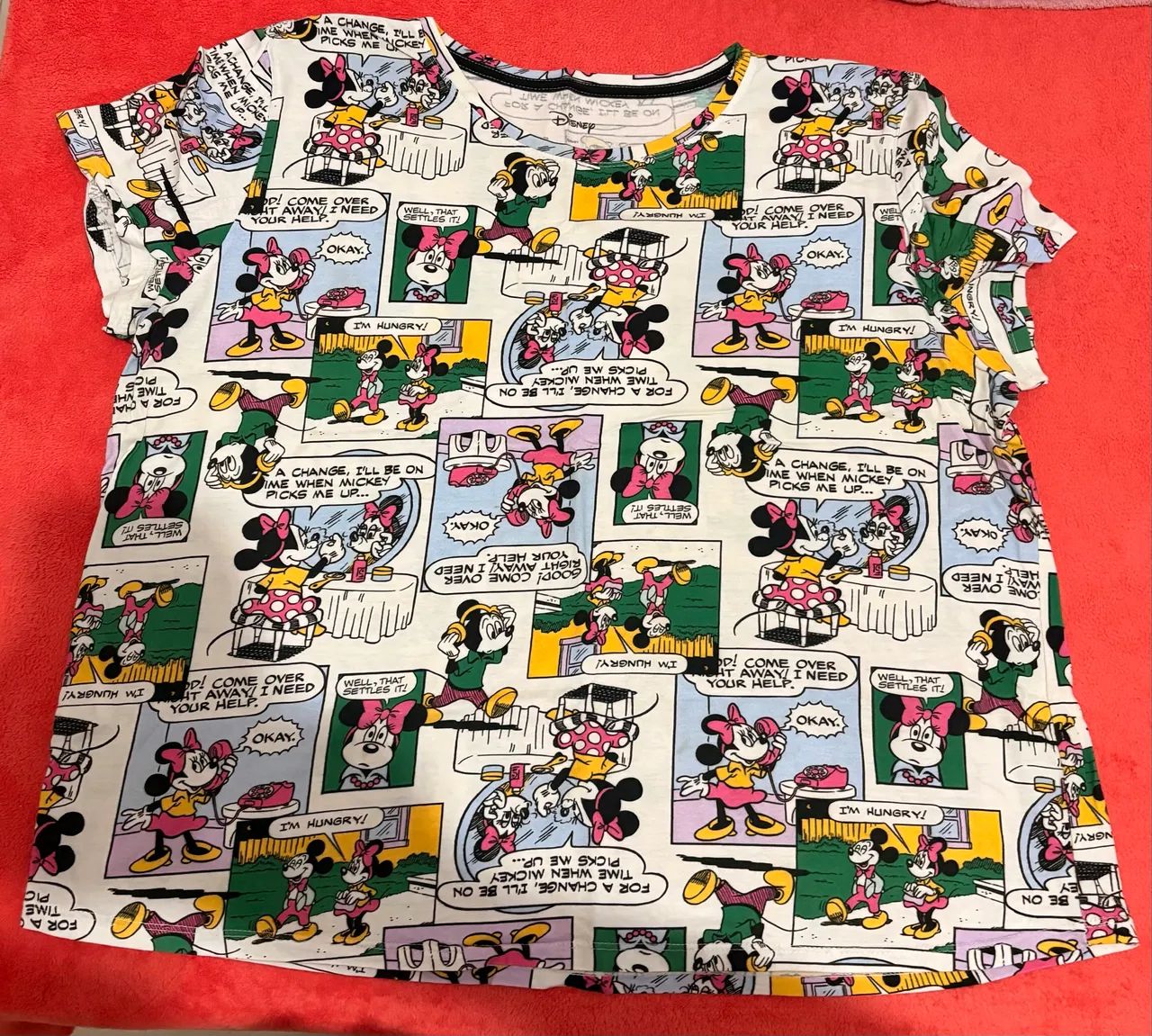Camiseta da desenho animado da Disney 
