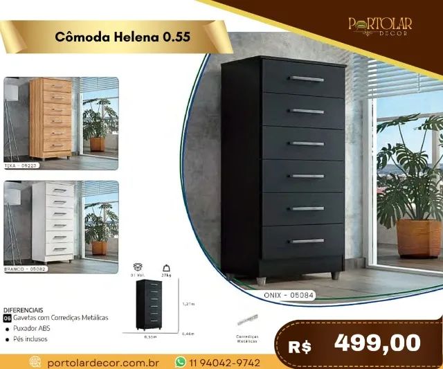Cômoda Helena 0.55 a pronta entrega 