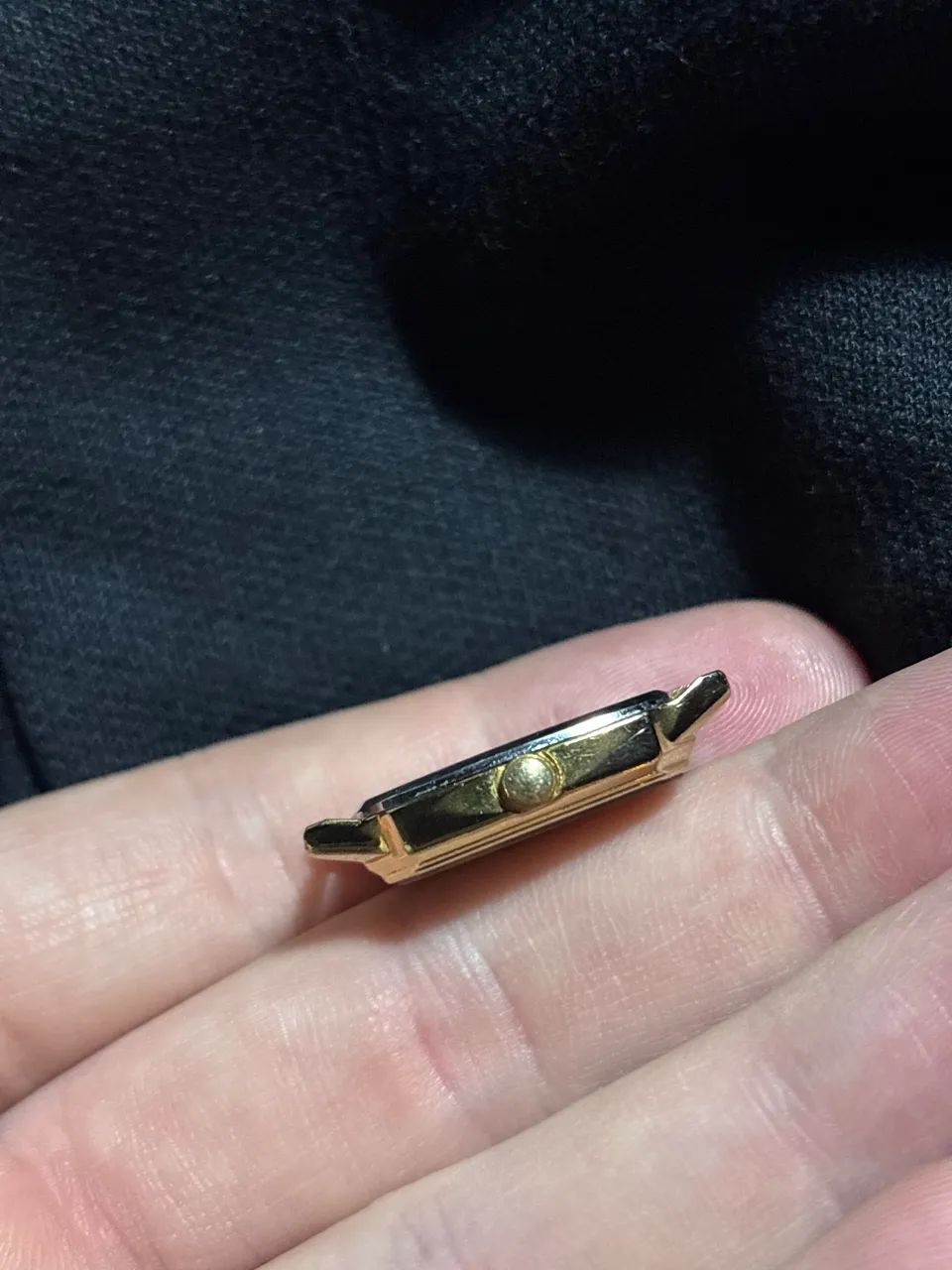 relógio citizen tank quartz vintage dourado 1980 - Foto 4