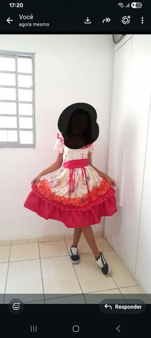 Lindo vestido de quadrilha 