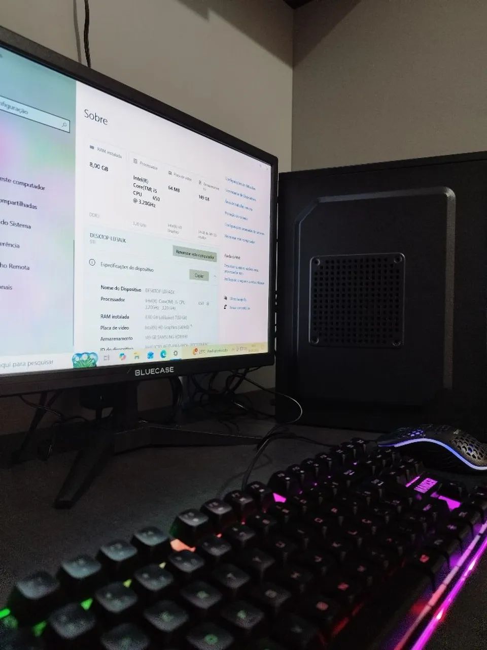 Computador completo Intel core i5 novíssimo 