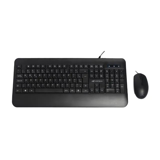 Kit Teclado e Mouse C3Tech KT-200BK - WZetta - Foto 4