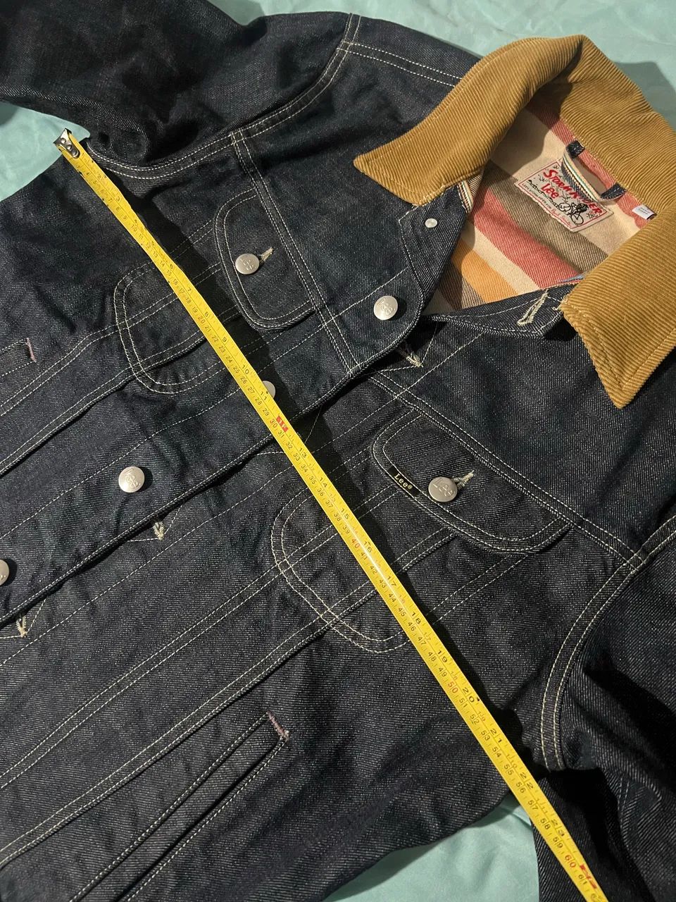 Lee Storm Rider + Paul Smith Jaqueta Jeans Selvedge cor Indigo