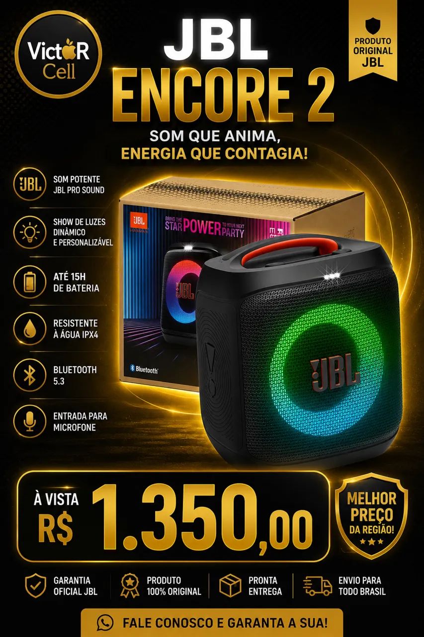 JBL Encore 2 | Lacrada | Nota Fiscal 