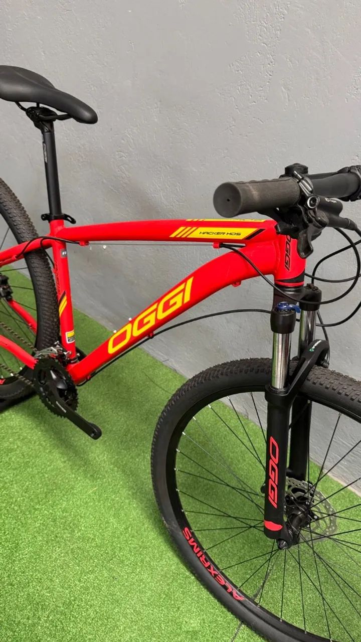 Bicicleta Oggi Hacker Hds Vermelha Quadro 17 - Ciclismo - Joáia