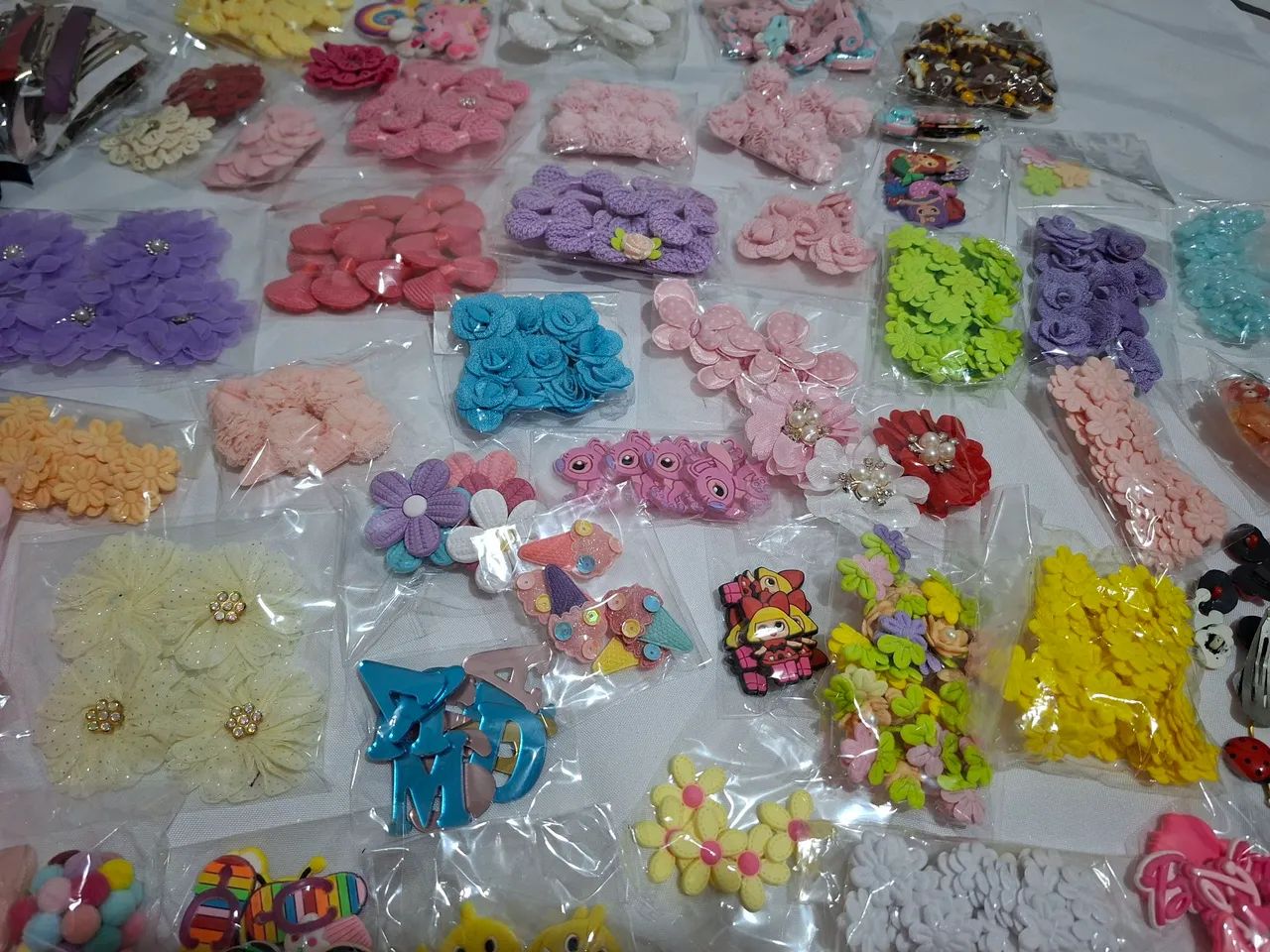 Peças artesanato para laços infantis  - Foto 2