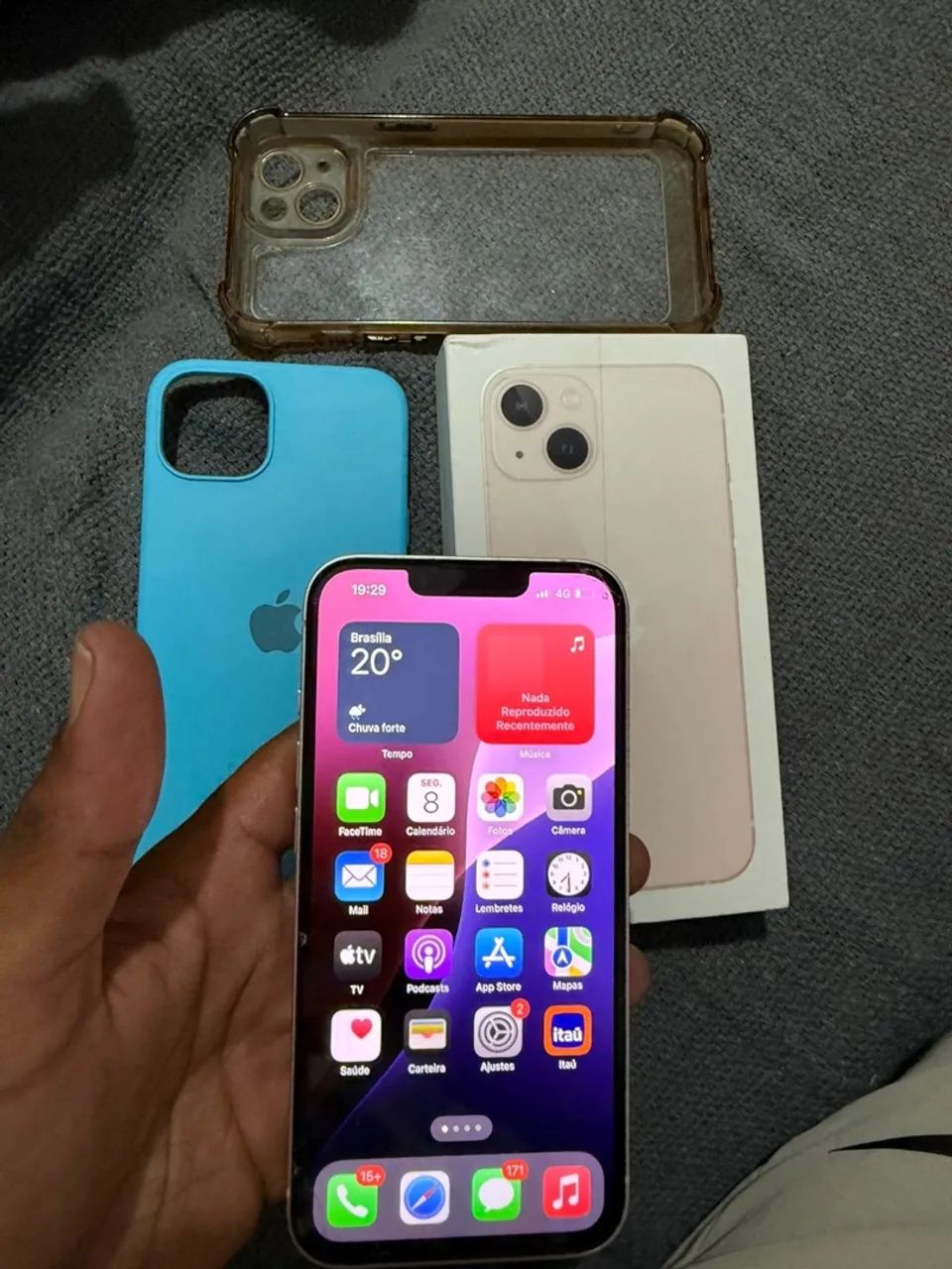 IPHONE 13 ROSE 128GB COM CAIXA - Celulares e Smartphones - Penha