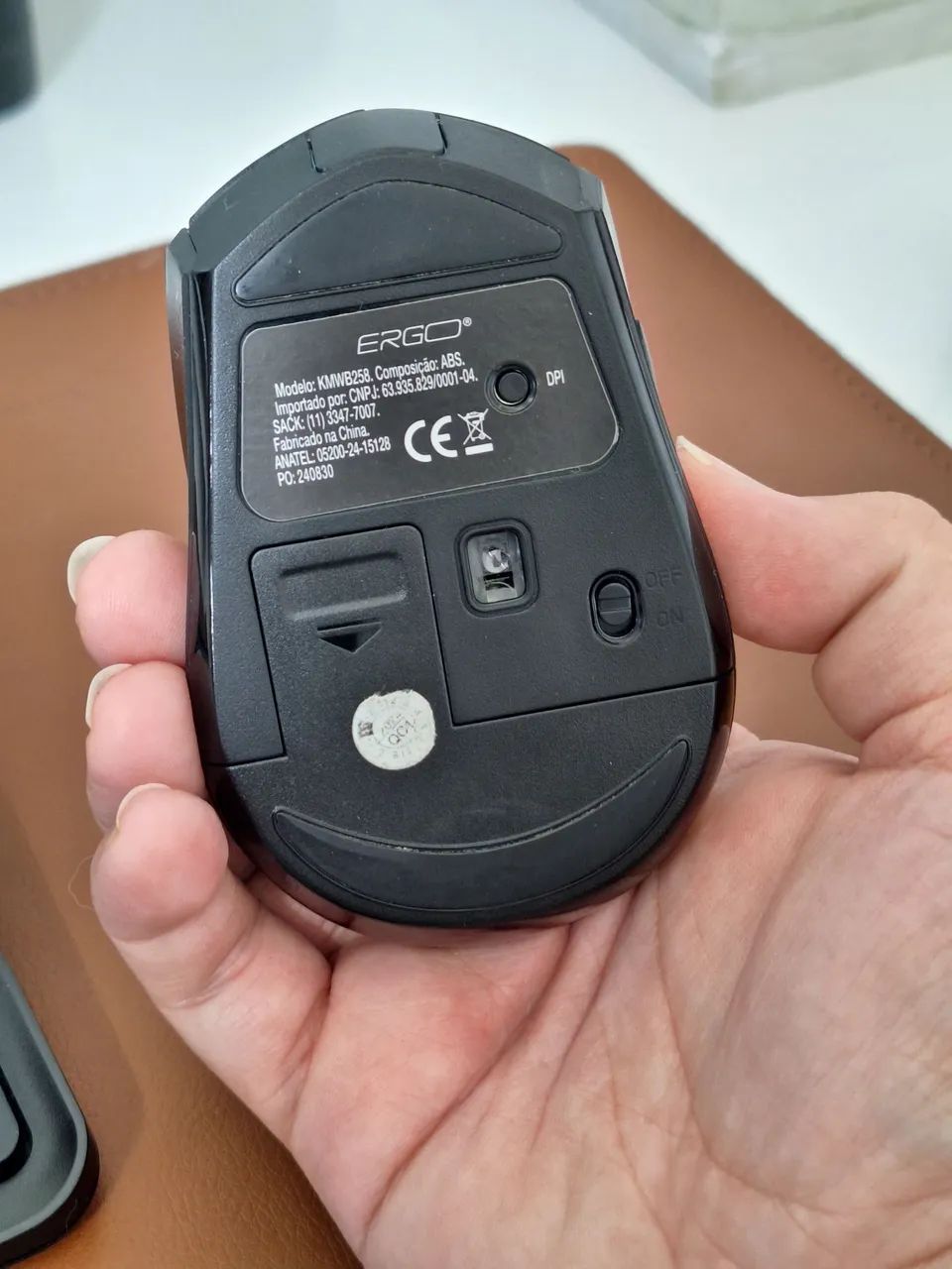 Kit Teclado e Mouse Sem Fio Ergo Bluetooth ABNT2 Multidispositivo - Foto 5