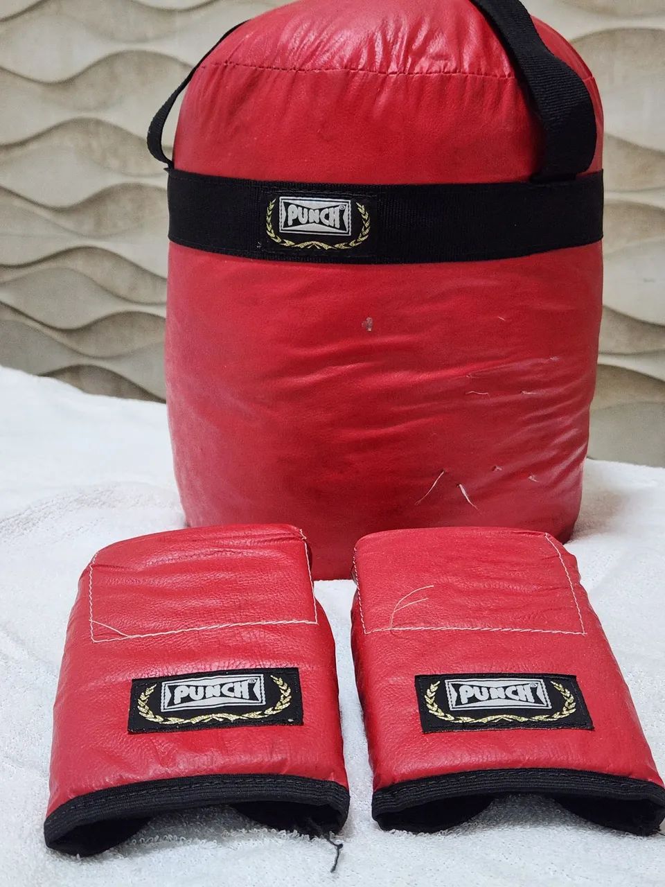 Saco de pancada, com par de luvas - ORIGINAL PUNCH<br> - Foto 2