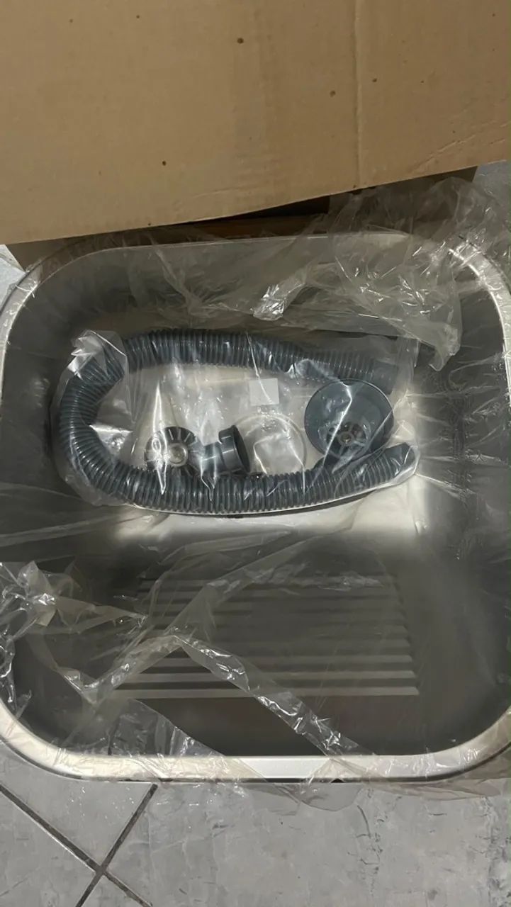 Cuba de inox lavanderia - R$100,00 - Foto 2