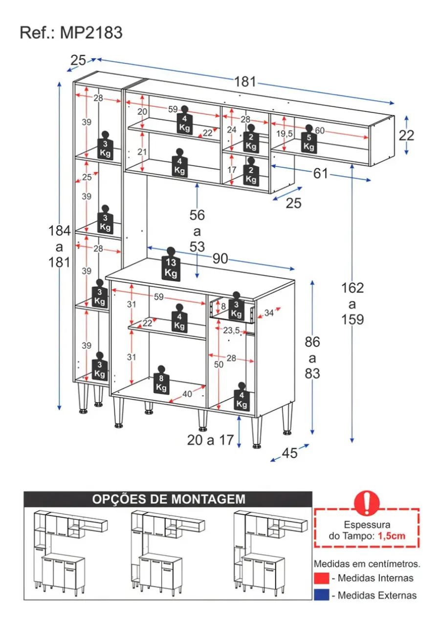 Armário Branco de MDF - Foto 4