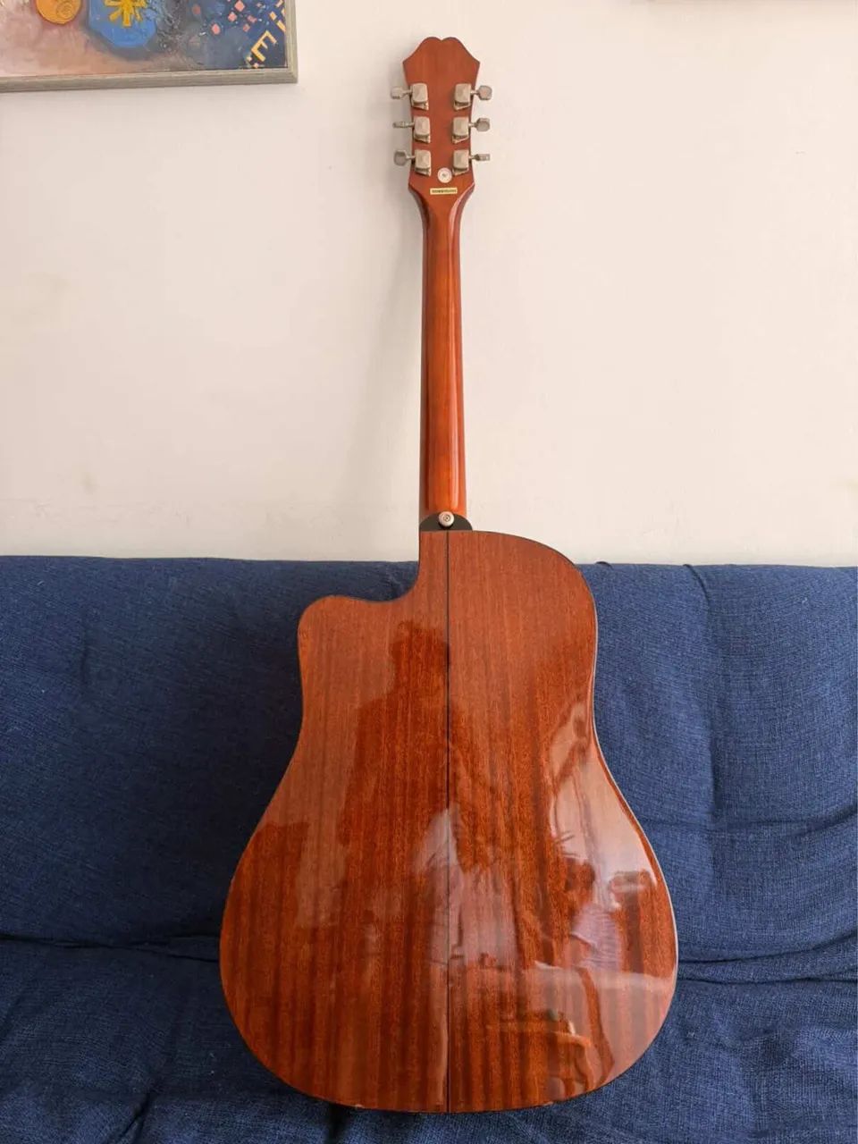 Violão Epiphone aço AJ-100CE/N - Foto 4