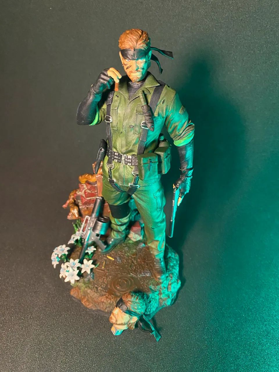 Boneco de Metal Gear Solid, Big Boss, action figure colecionável  - Foto 3